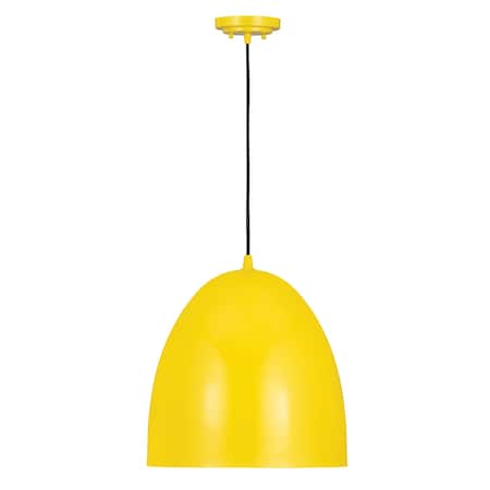 Z-Lite Z Studio Dome Pendant 3 Light Pendant, Yellow 6012P19-YEL